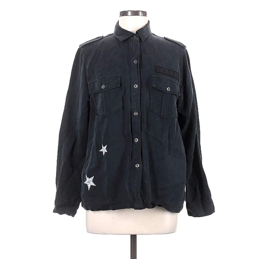 Rails Star Print Button Down Shirt